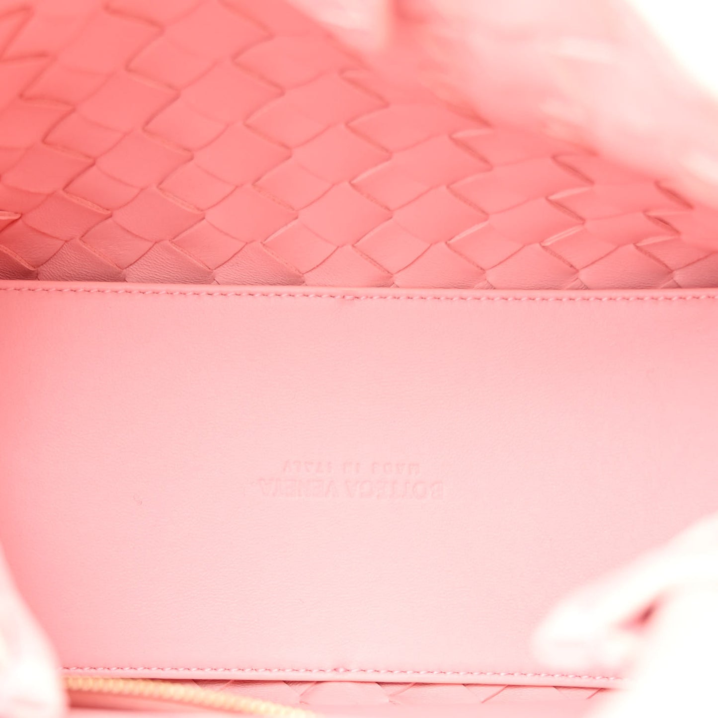 Nappa Intrecciato Small Andiamo Shoulder Bag Lotus