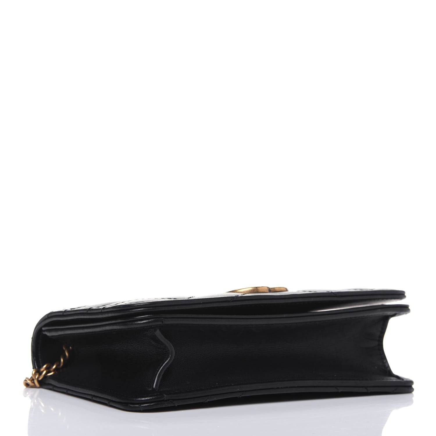 Gucci Calfskin Matelasse GG Marmont Mini Bag Black 4 of 14