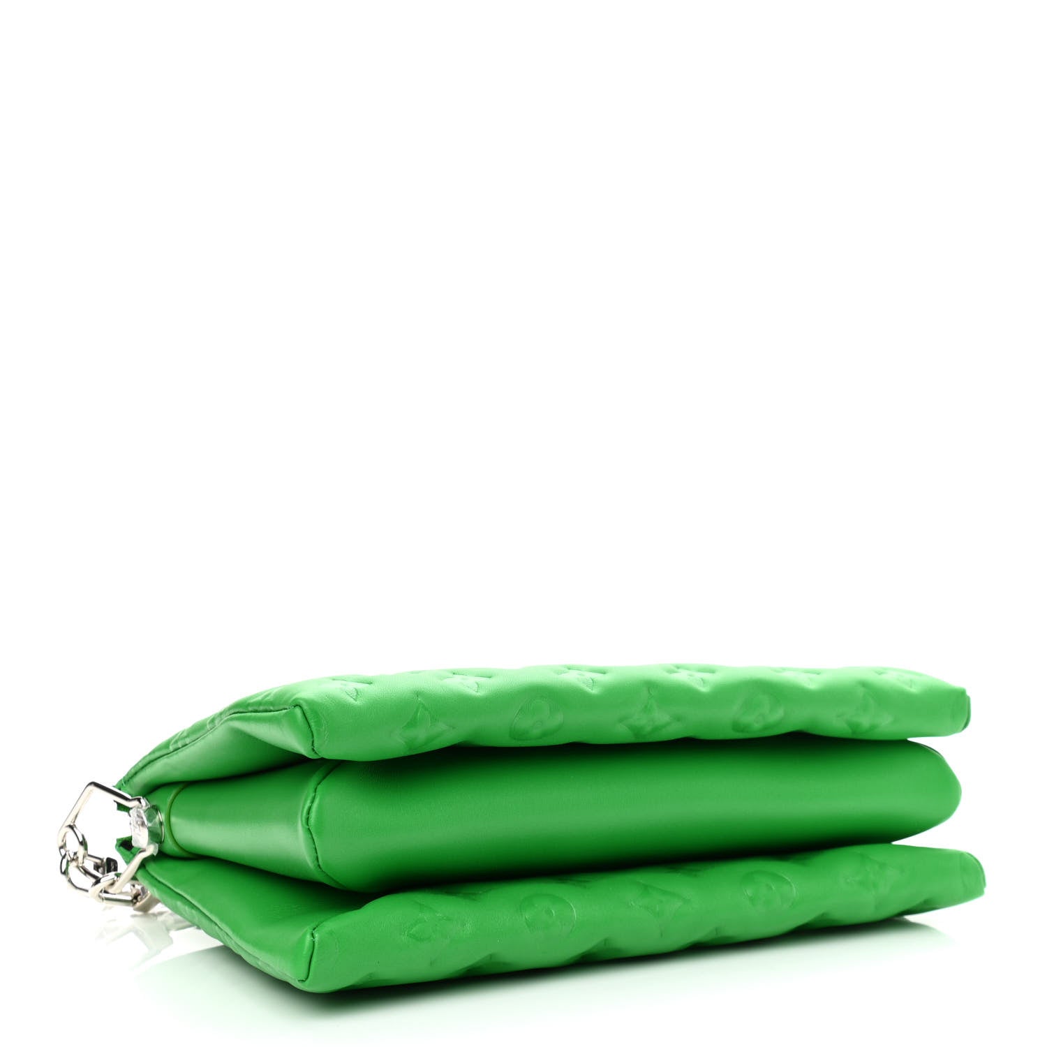 Louis Vuitton Lambskin Embossed Monogram Coussin PM LV Motion Green 4 of 10