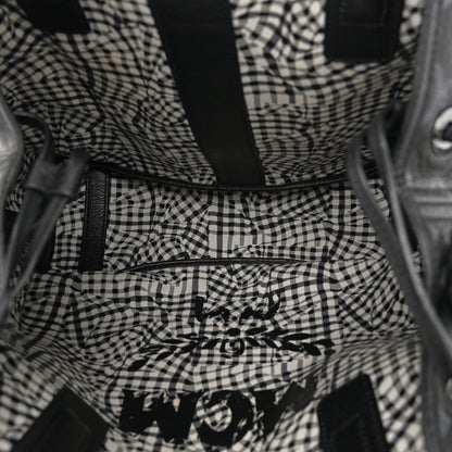 MCM Visetos Liz Reversible Shopper Tote Black 9 of 17