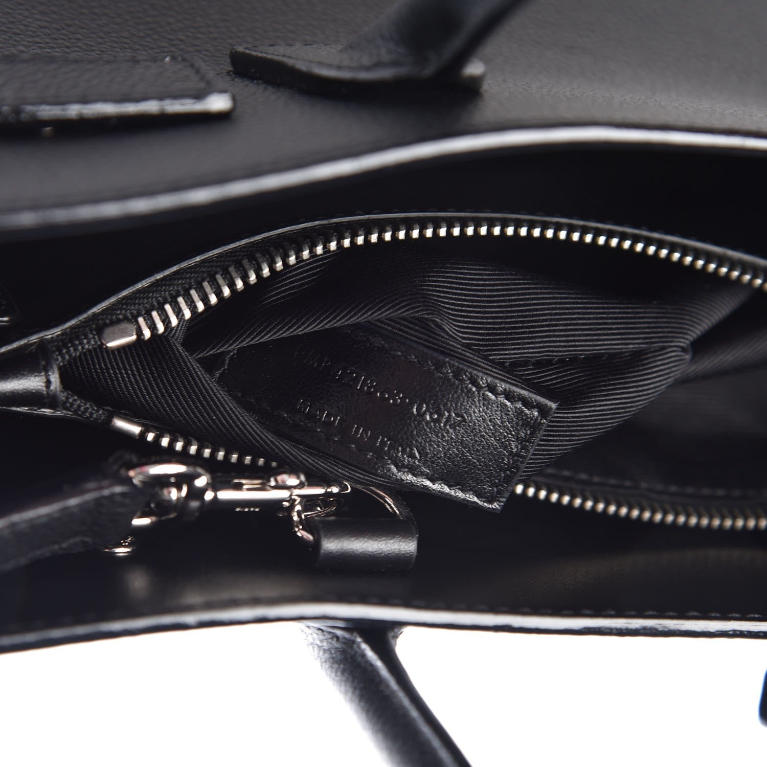 Saint Laurent Grained Calfskin Baby Sac De Jour Black 8 of 8