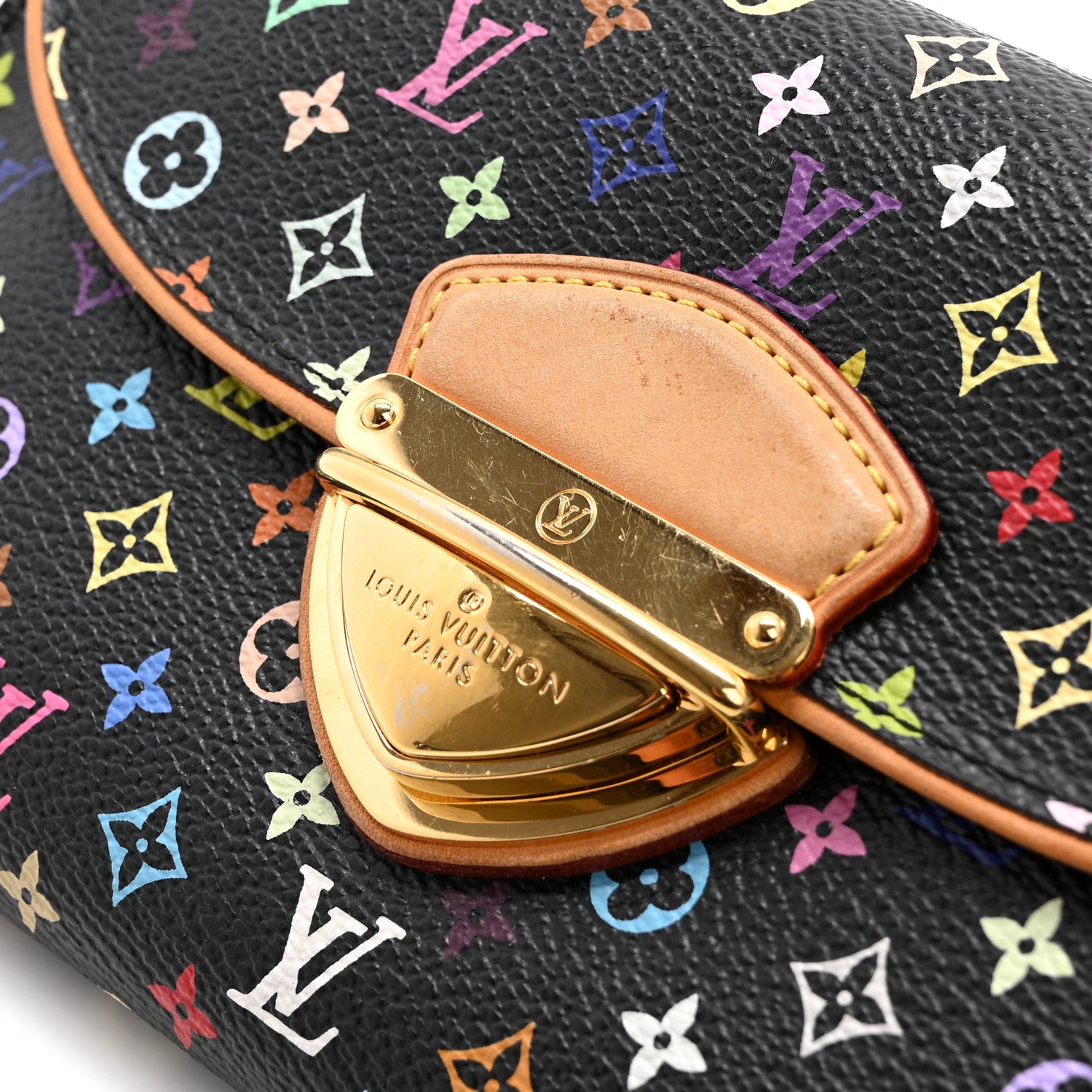 Louis Vuitton Monogram Multicolor Eugenie Wallet Black Grenade 9 of 9