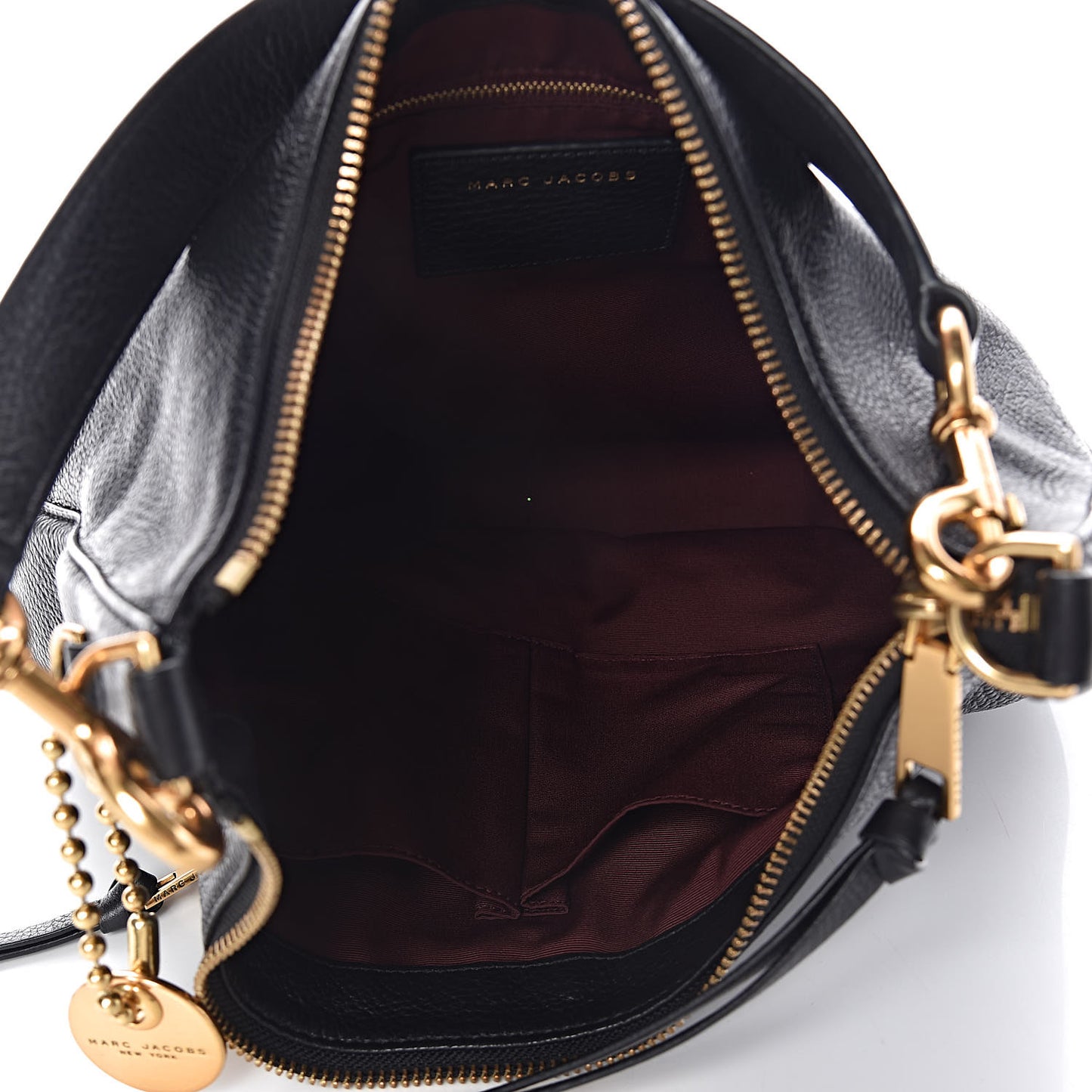 Pebbled Calfskin Hobo Black