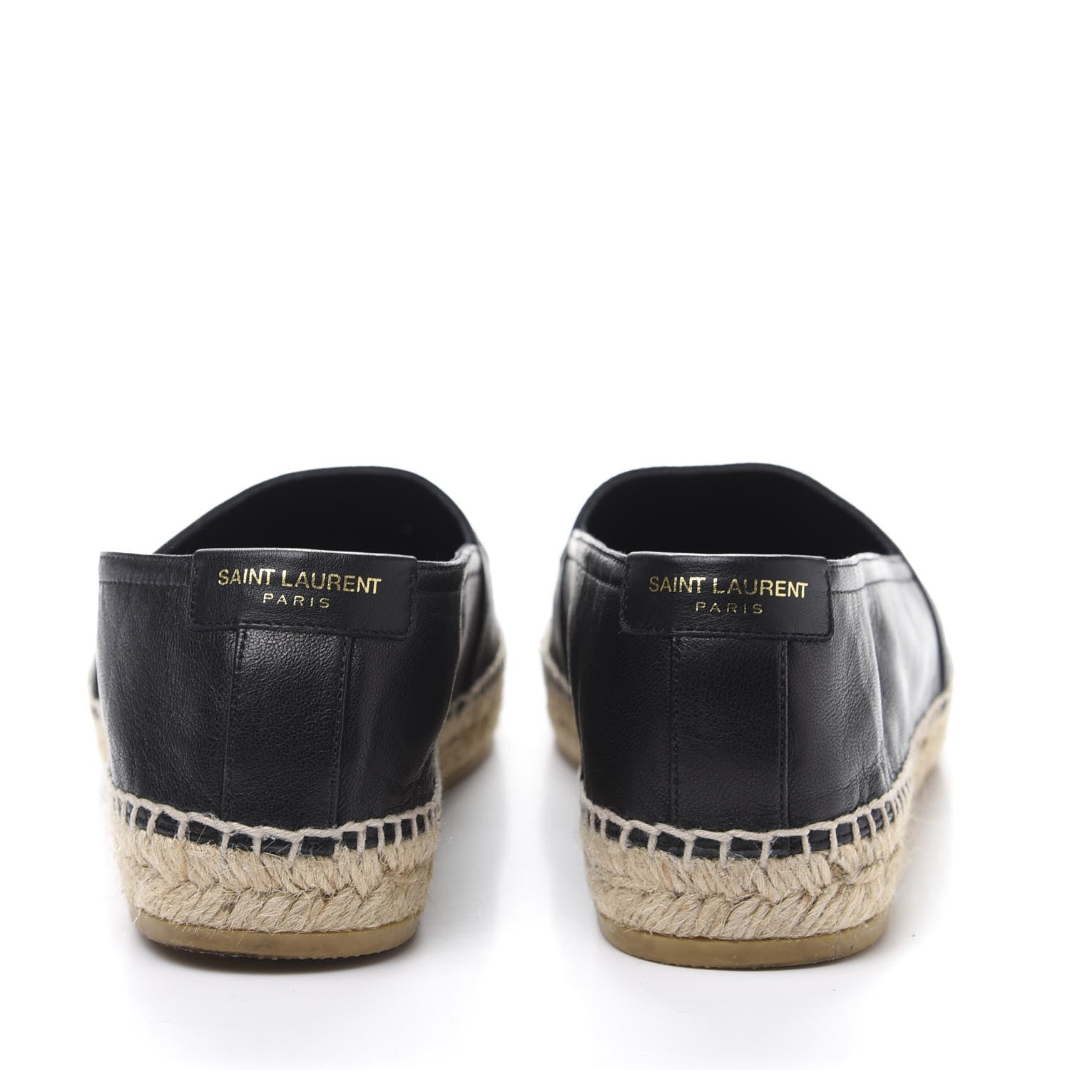 Saint Laurent Nappa Embossed Stars Espadrilles 39 Black 4 of 10