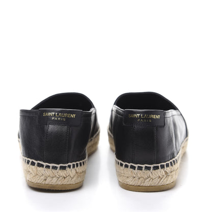 Saint Laurent Nappa Embossed Stars Espadrilles 39 Black 4 of 10