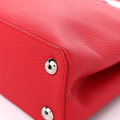 Louis Vuitton Taurillon Capucines BB Rubis 7 of 9