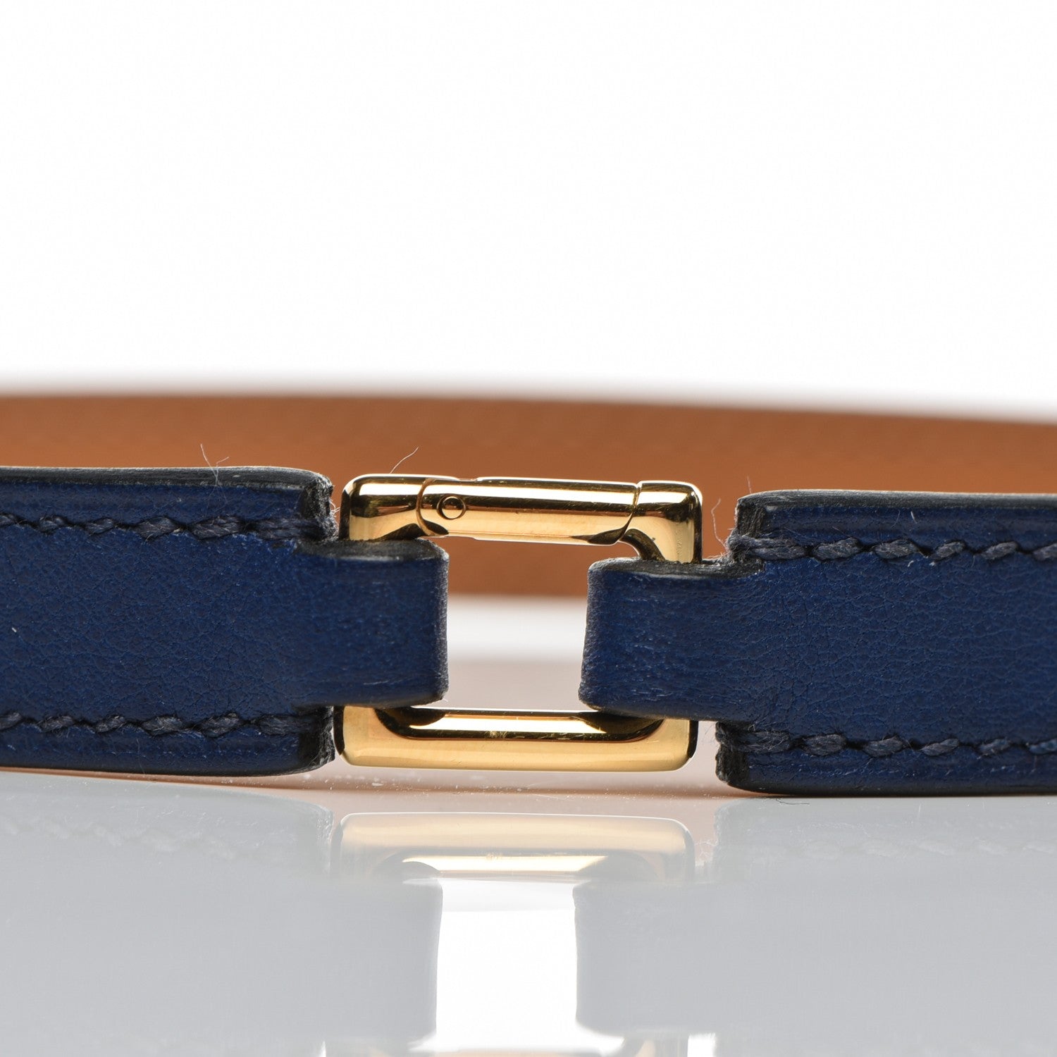 Hermes Swift Rivale Double Tour Bracelet XS Bleu Sapphire 7 of 7