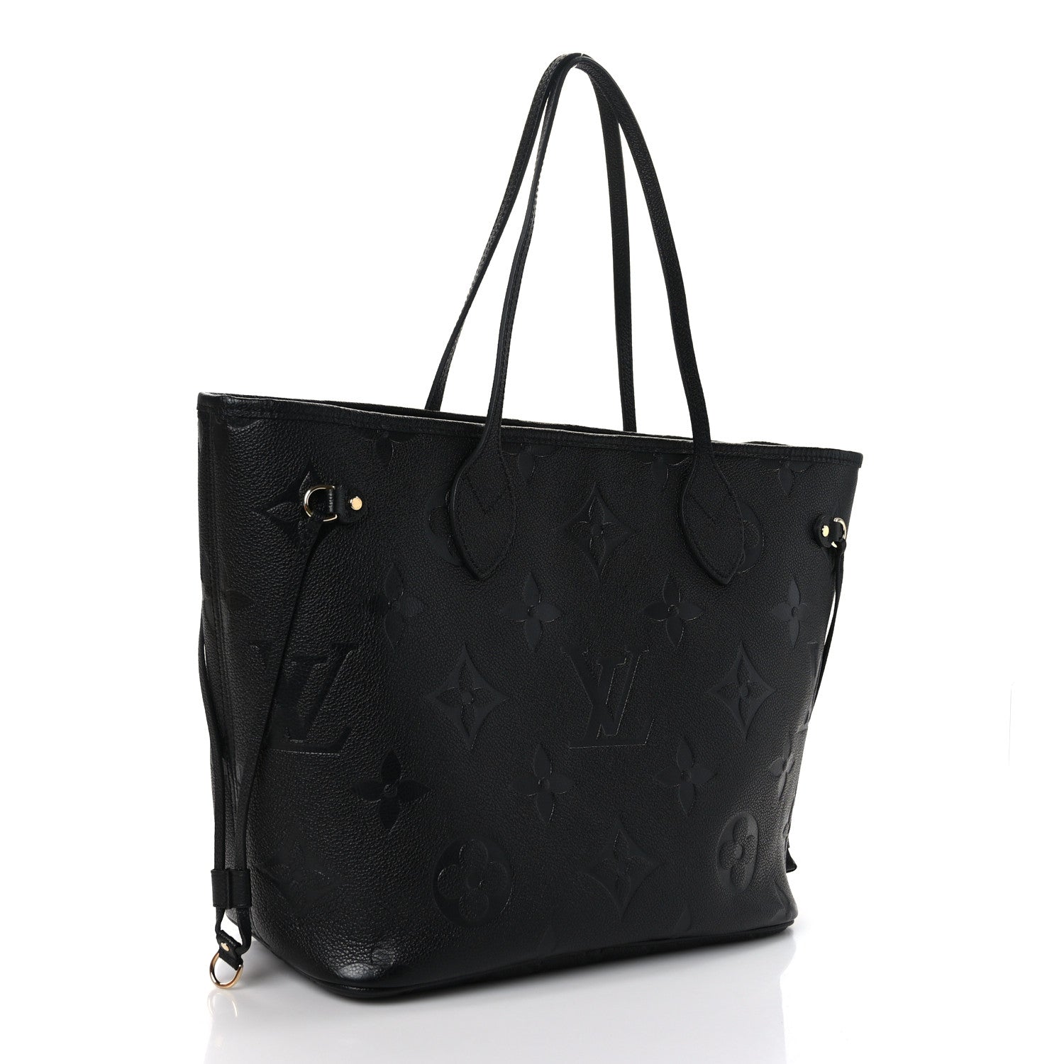 Louis Vuitton Empreinte Monogram Giant Neverfull MM Black 2 of 7