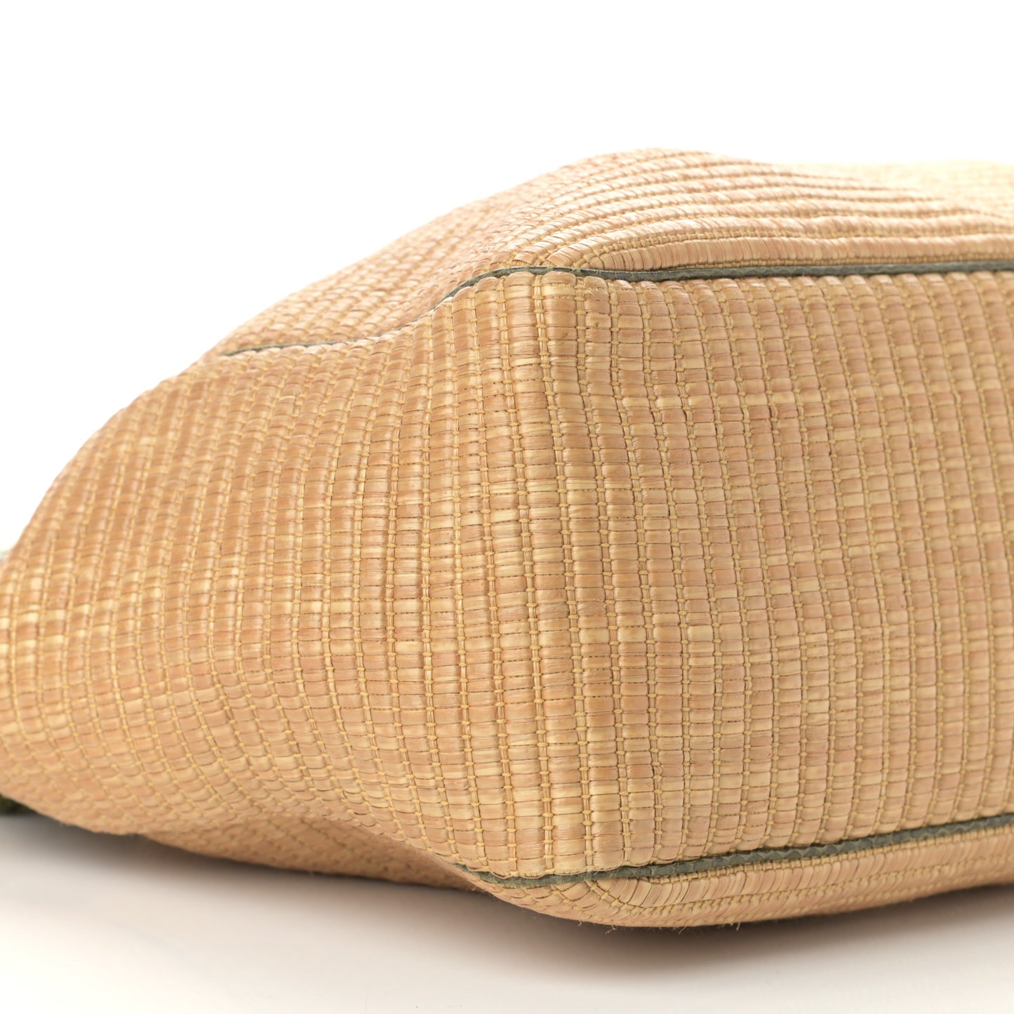 Natural Straw Ayers Snakeskin Positano Tote
