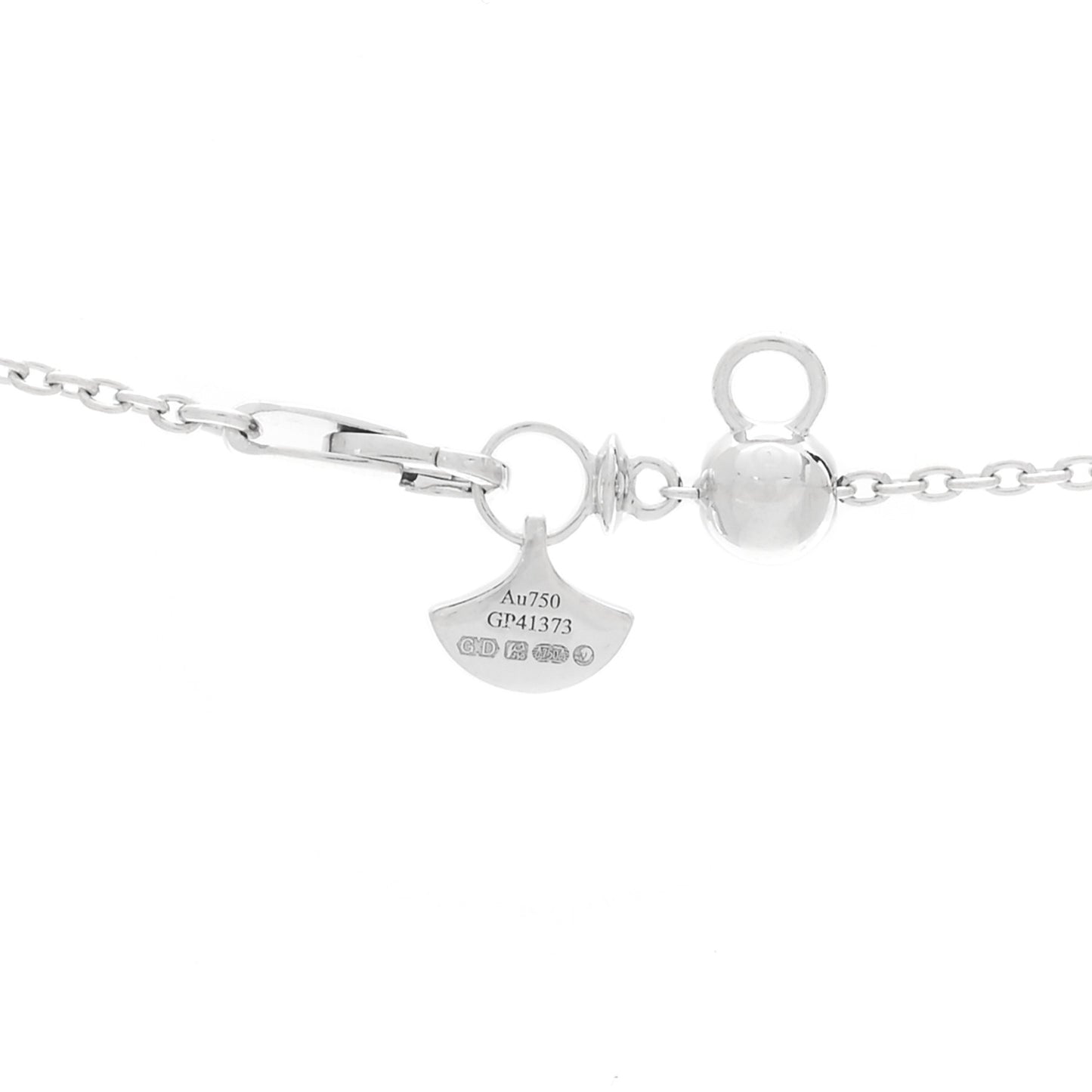 18K White Gold Diamond Multi Butterfly Silhouette Pendant Necklace