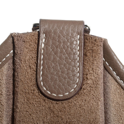 Hermes Taurillon Clemence Evelyne III GM Etoupe 9 of 17