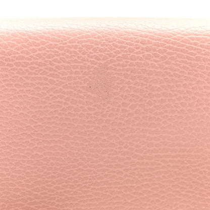 Gucci Dollar Calfskin Interlocking G Chain Wallet Soft Pink 10 of 11