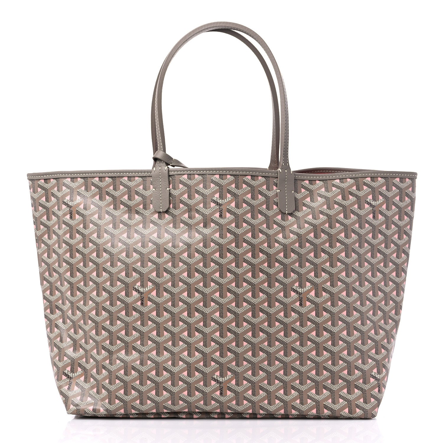 Goyard Goyardine Saint Louis Claire Voie PM Grege Powder Pink 3 of 9