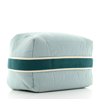 Hermes Canvas Small Bride-A-Brac Pouch Eucalyptus 4 of 8