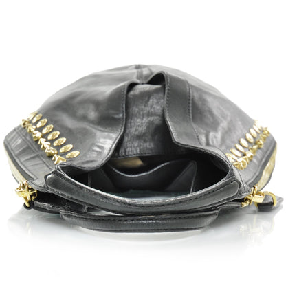 Givenchy Lambskin Studded Tinhan Hobo Black 5 of 9