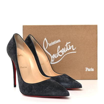 Christian Louboutin Veau Velours So Kate 120 Pumps 39.5 Carbon 8 of 8