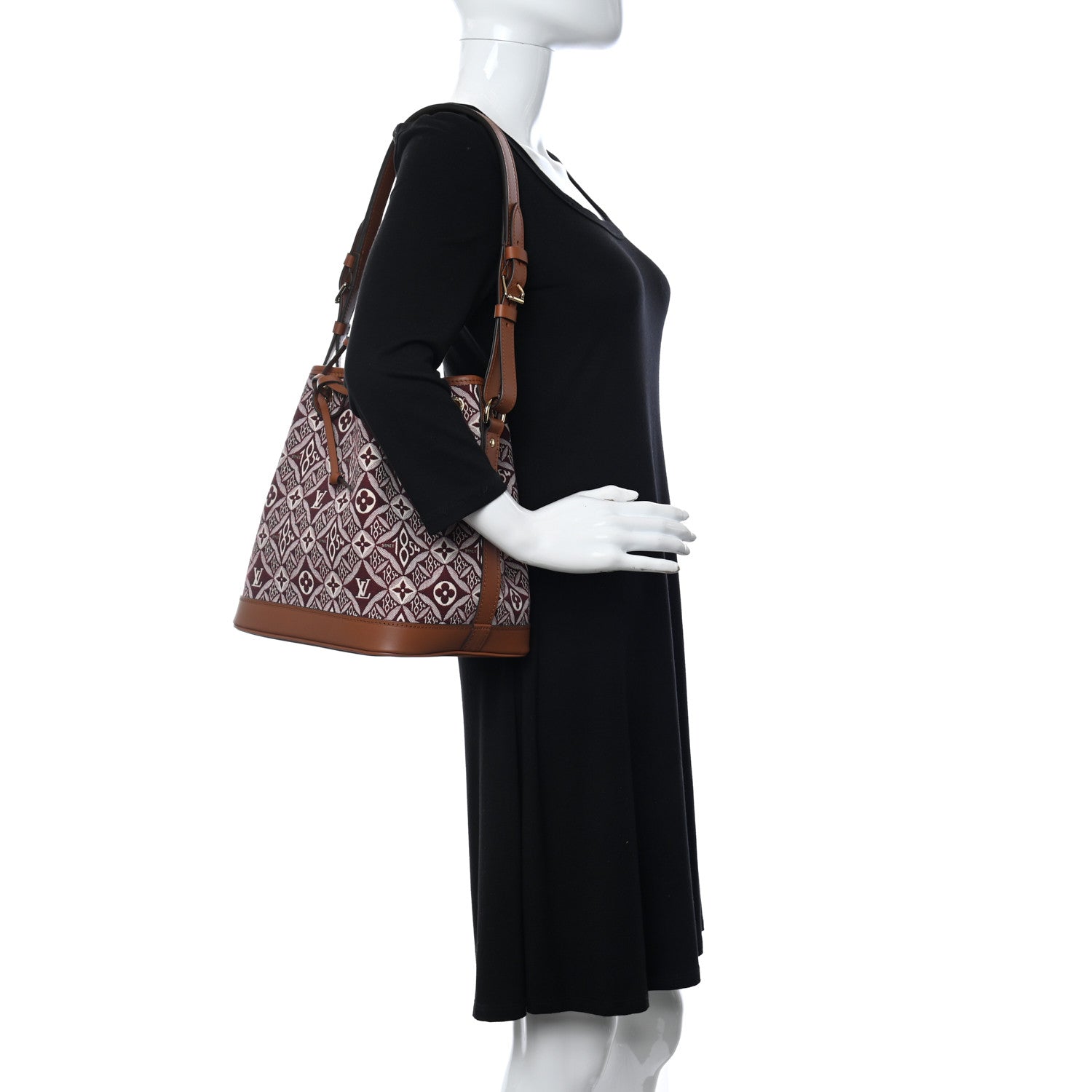 Louis Vuitton Jacquard Since 1854 Petit Noe Bordeaux 1 of 6