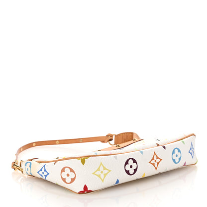 Louis Vuitton Monogram Multicolor Pochette Accessories White 4 of 11