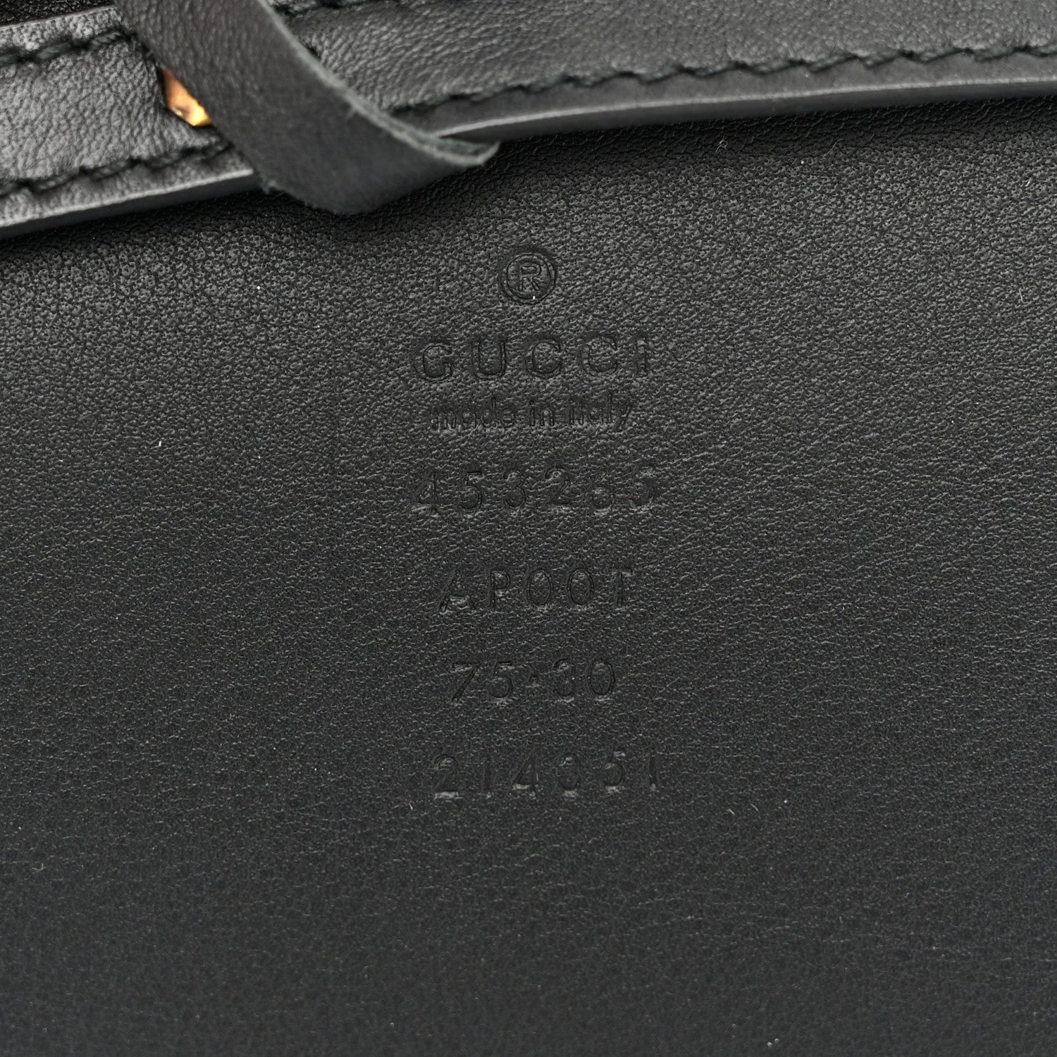 Gucci Calfskin Double G 30mm Belt 75 30 Black 3 of 5