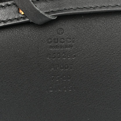 Gucci Calfskin Double G 30mm Belt 75 30 Black 3 of 5