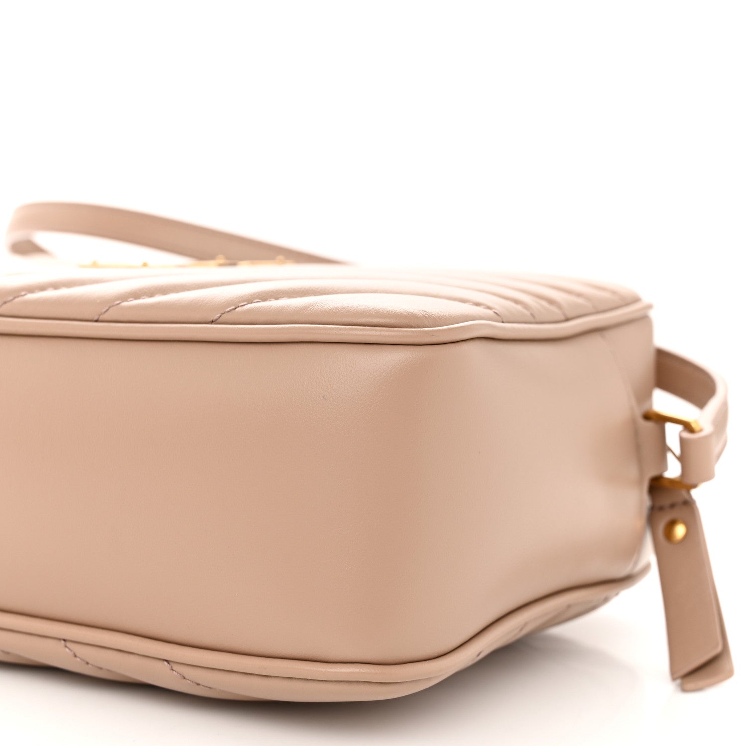 Saint Laurent Calfskin Matelasse Monogram Lou Camera Bag Rosy Sand 10 of 12