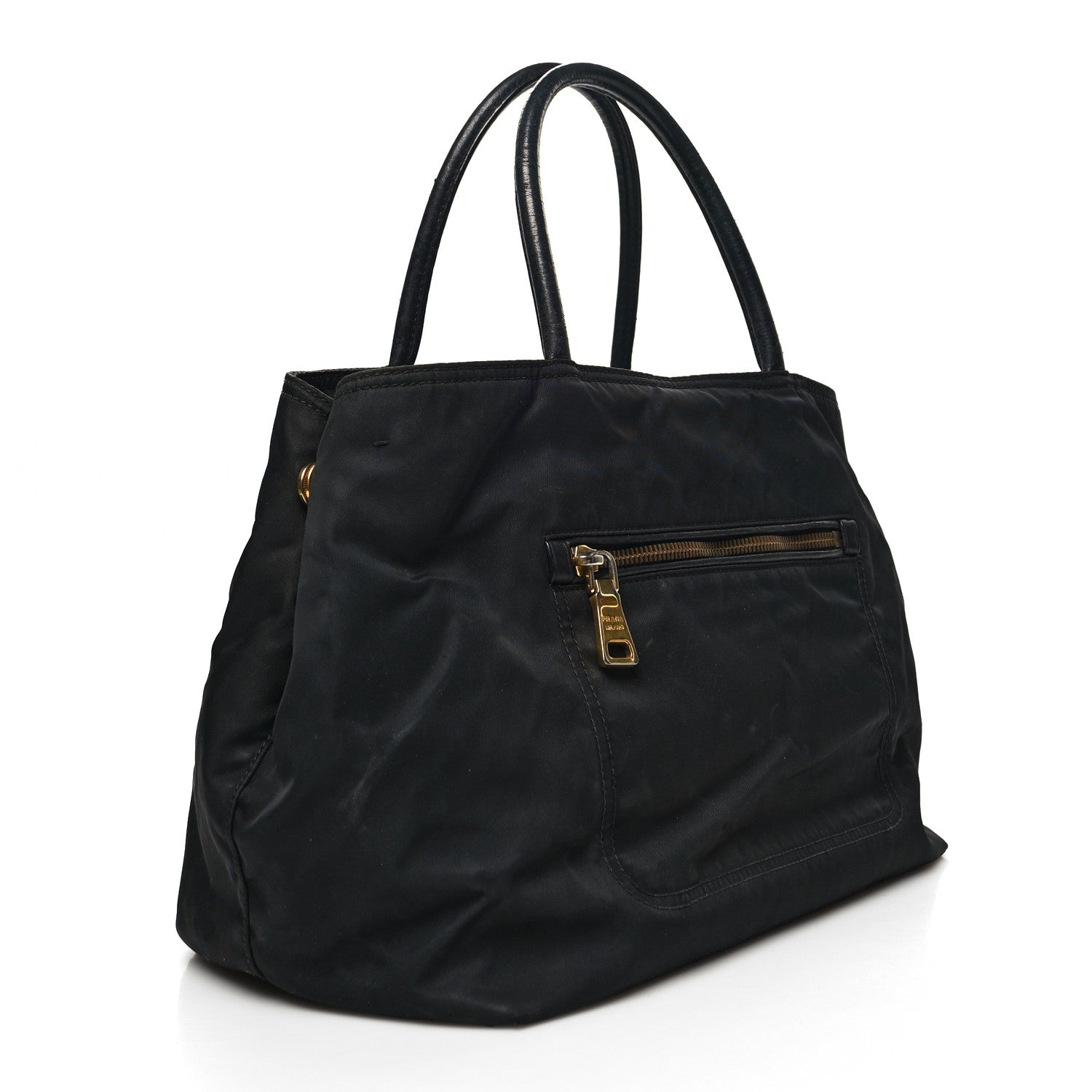 Prada Tessuto Nylon Shopping Tote Black 3 of 17