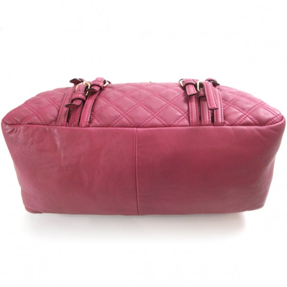 Marc Jacobs Leather Quilted Damen Bowler Fuchsia 4 of 13