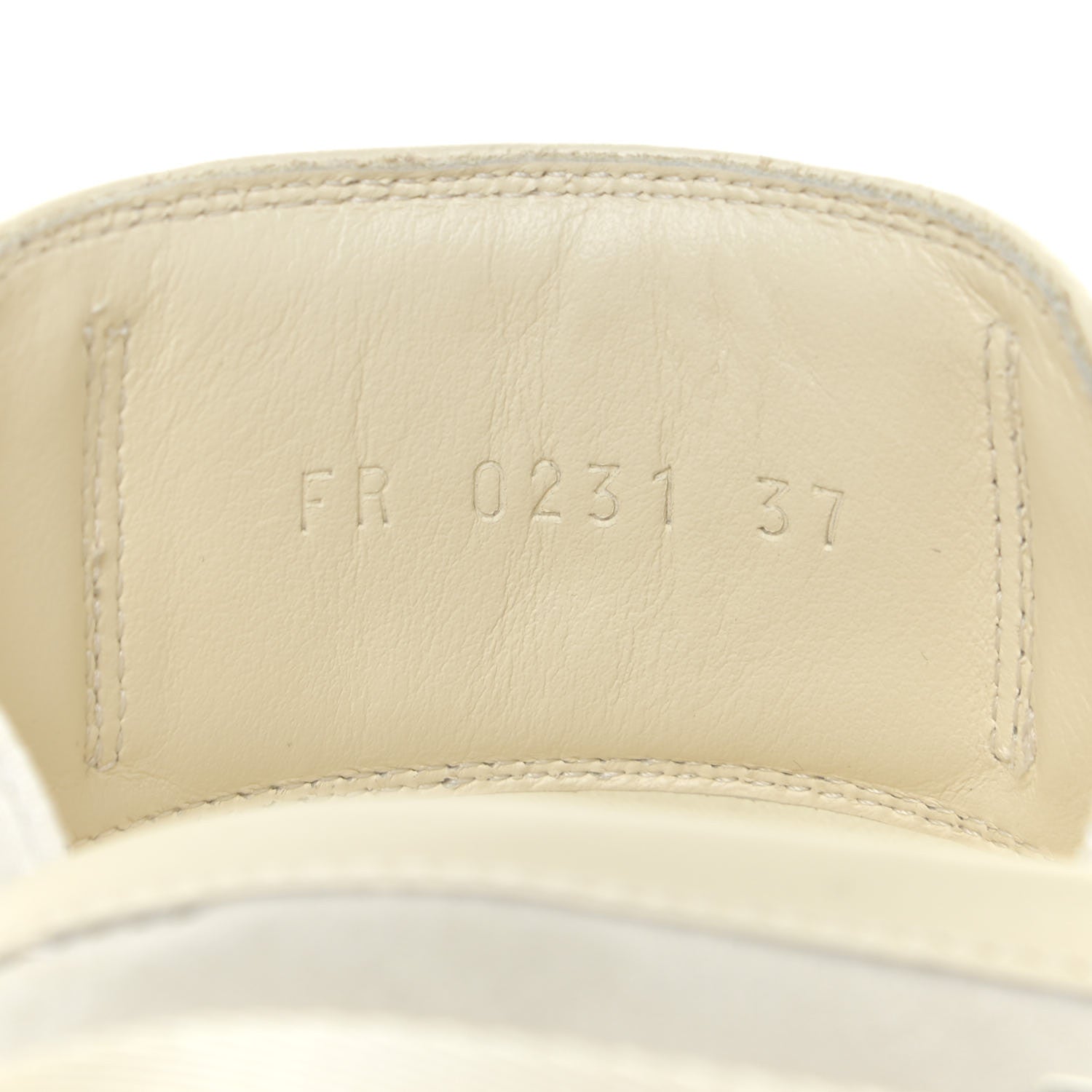 Givenchy Calfskin Rubber Marshmallow Strap Sandals 37 Off White 11 of 13