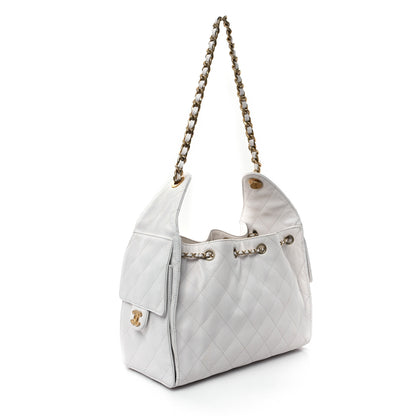 Chanel Caviar Quilted Small Chanel 25 Handbag White 2 of 12