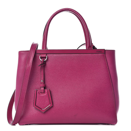 Fendi Vitello Elite Petite 2Jours Tote Magenta 1 of 13