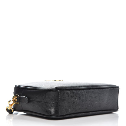 Prada Saffiano Small Camera Crossbody Bag Black 4 of 6