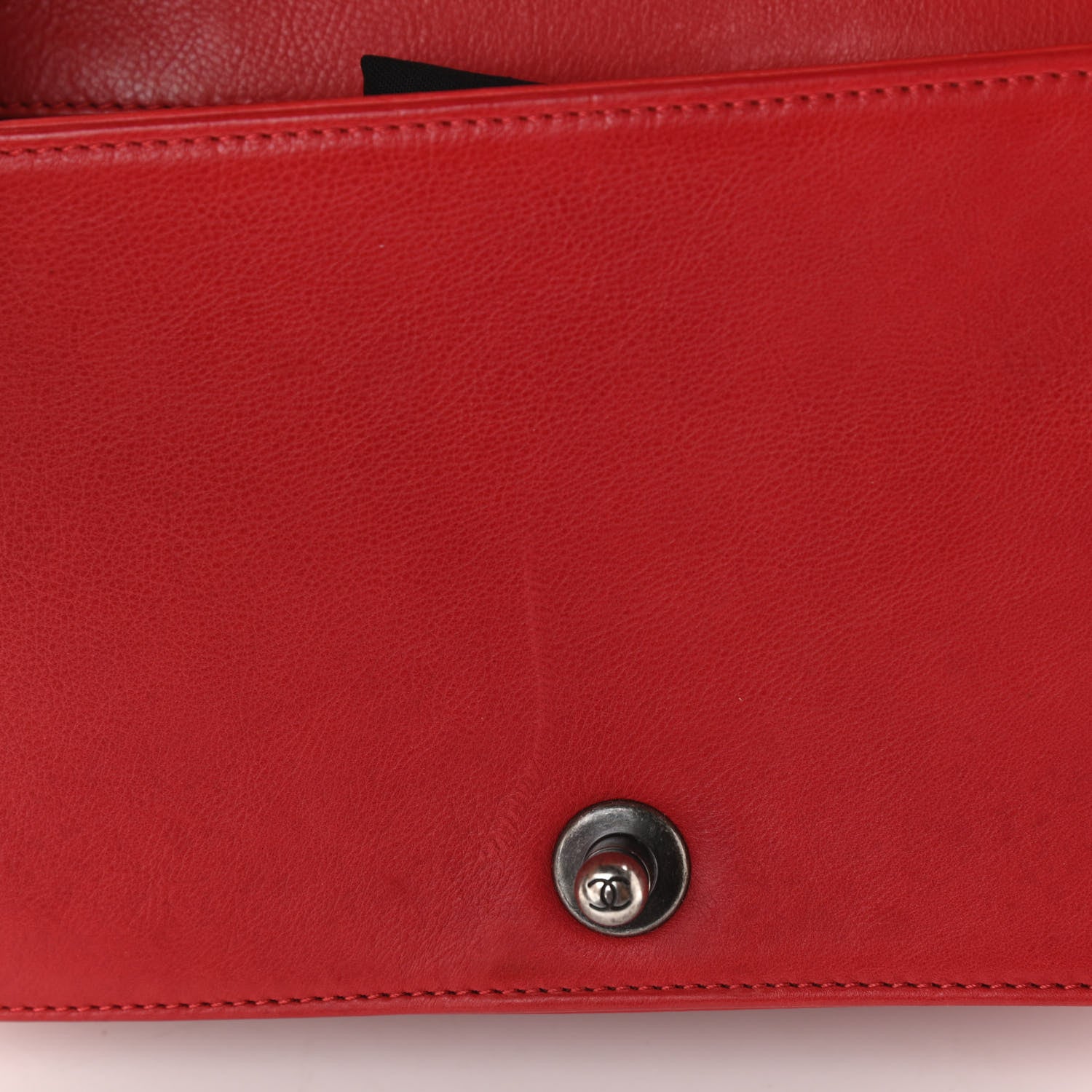 Chanel Calfskin Quilted Medium Boy Flap Red 11 of 13