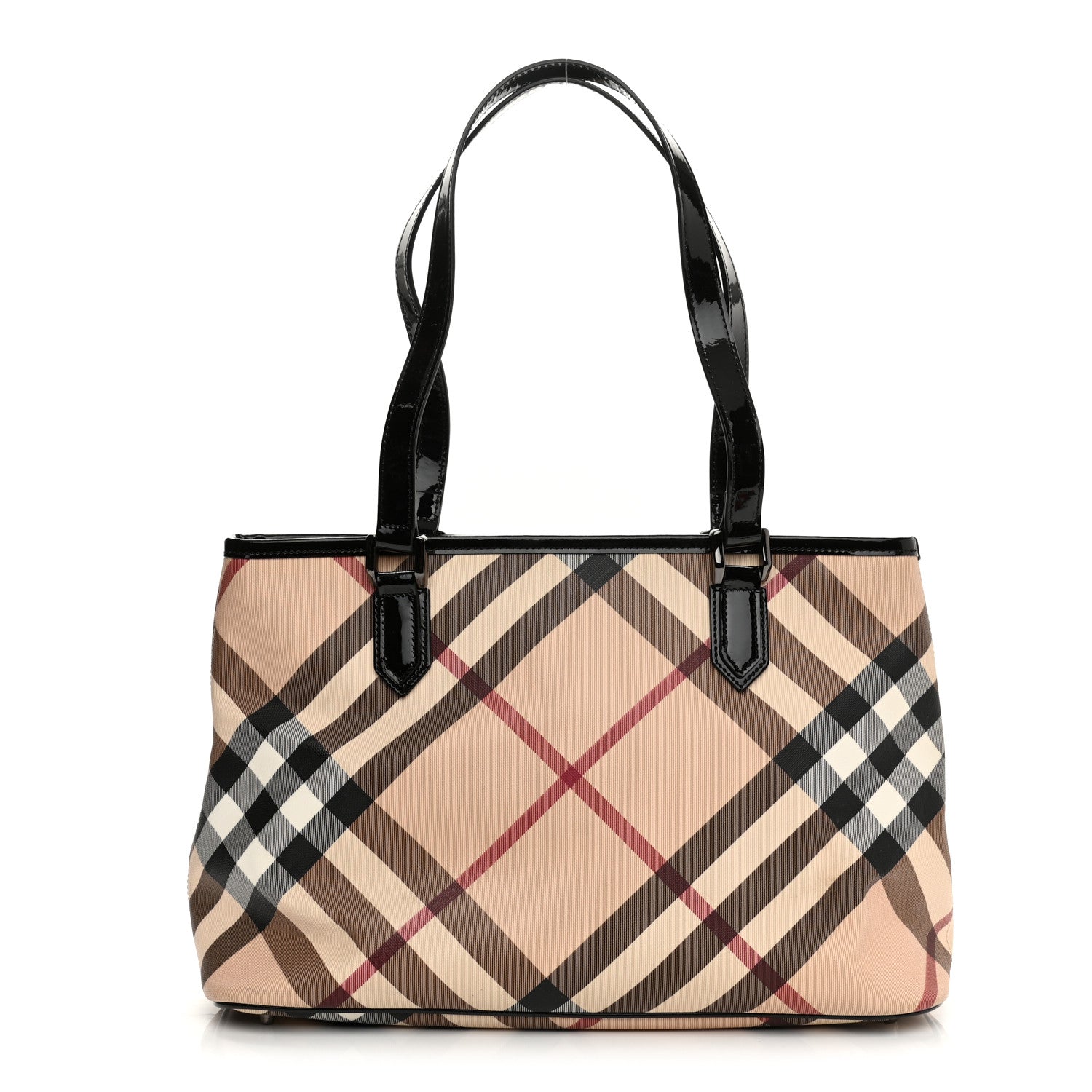 Burberry Supernova Check Regent Tote Black 1 of 15