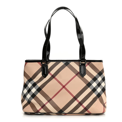 Burberry Supernova Check Regent Tote Black 1 of 15