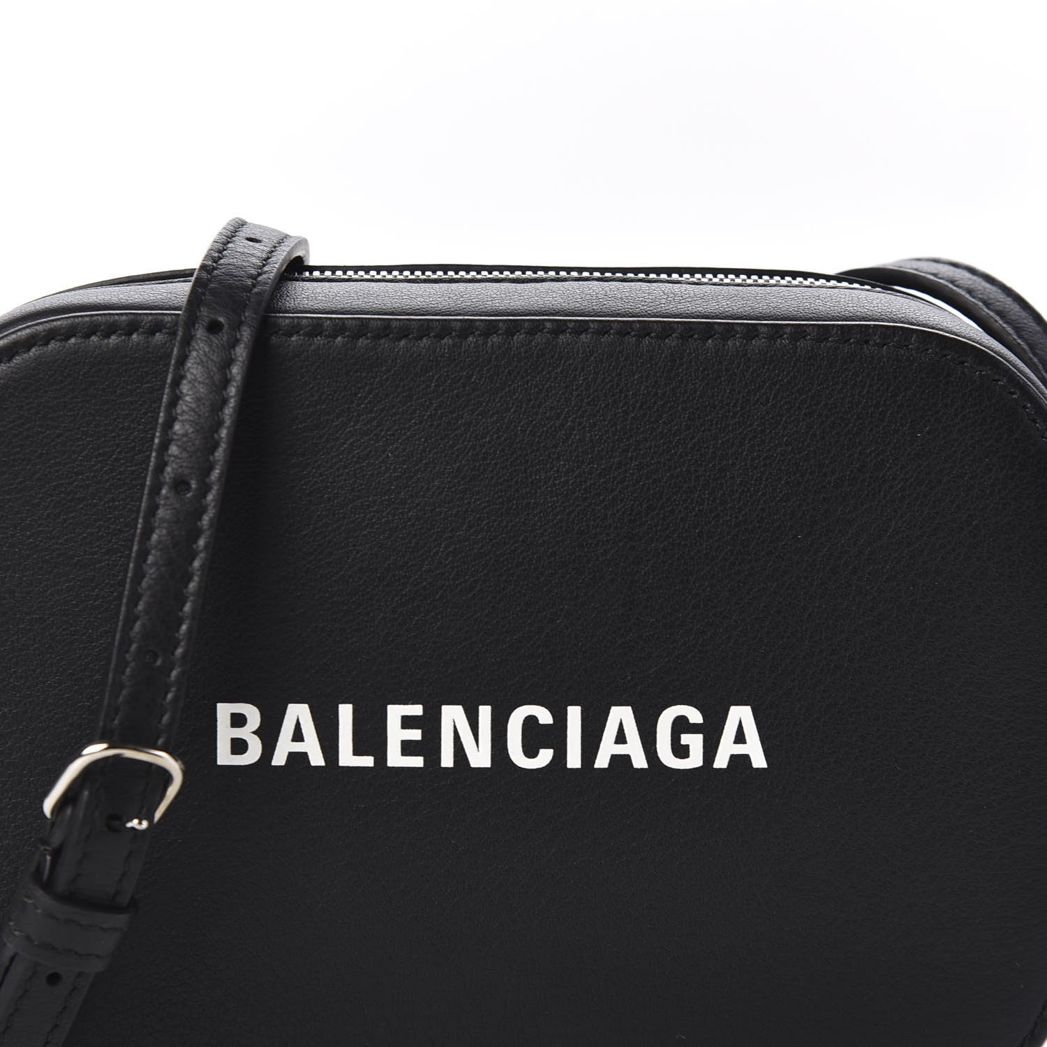 Balenciaga Calfskin Logo XS Everyday Camera Bag Black 8 of 8