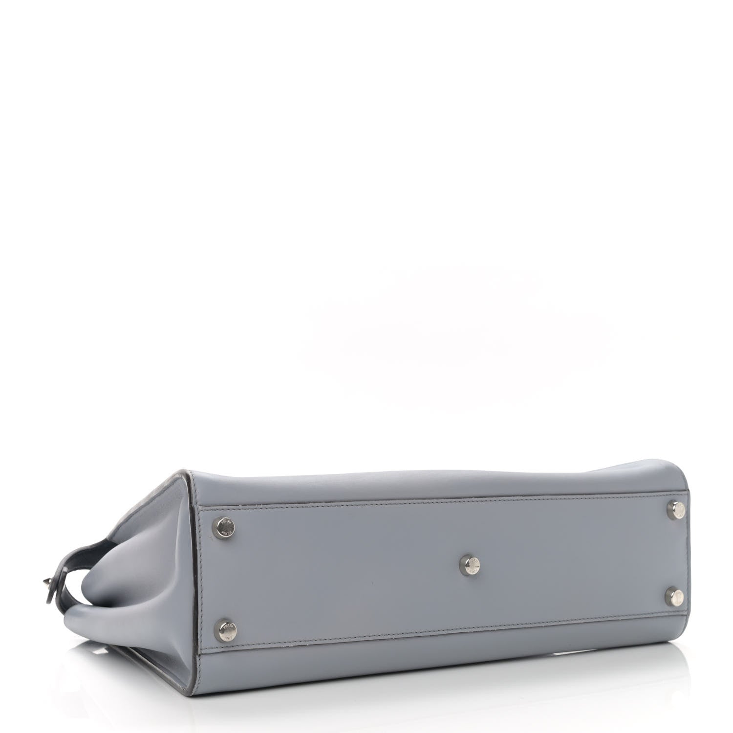 Fendi Vitello Tahiti Burro Large Peekaboo Iconic Essentially Satchel Ardesia Dark Blue 3 of 12