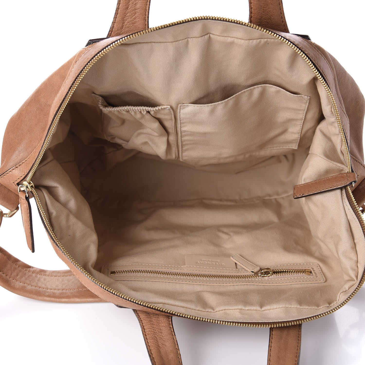 Givenchy Wrinkled Lambskin Medium Nightingale Tan 5 of 10