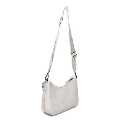 Prada Ostrich Re-Edition 2005 Shoulder Bag White 3 of 11