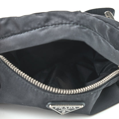 Prada Tessuto Nylon Saffiano Belt Bag 36 90 Black 4 of 10