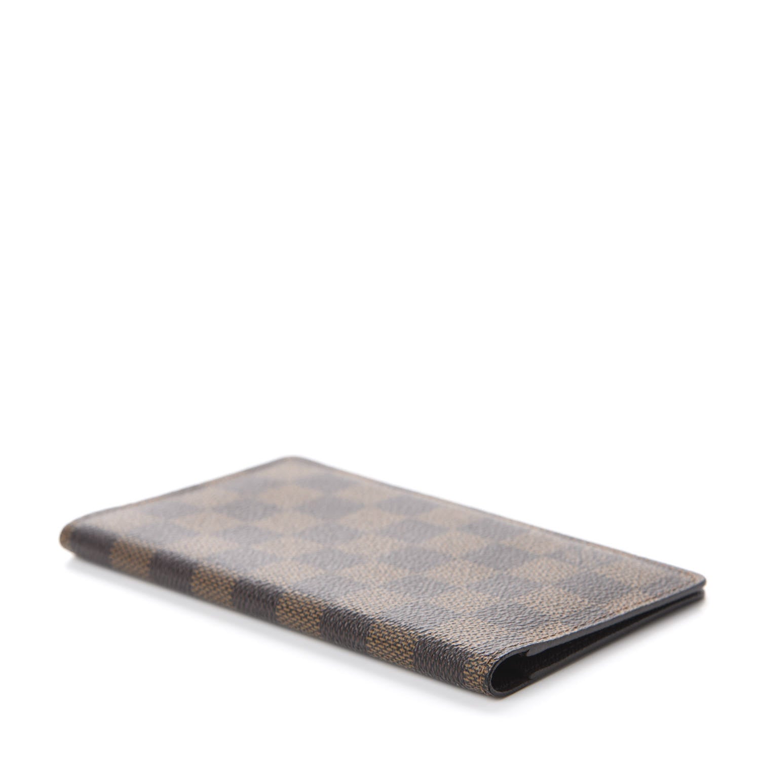 Louis Vuitton Damier Ebene Checkbook Cover Wallet 4 of 7