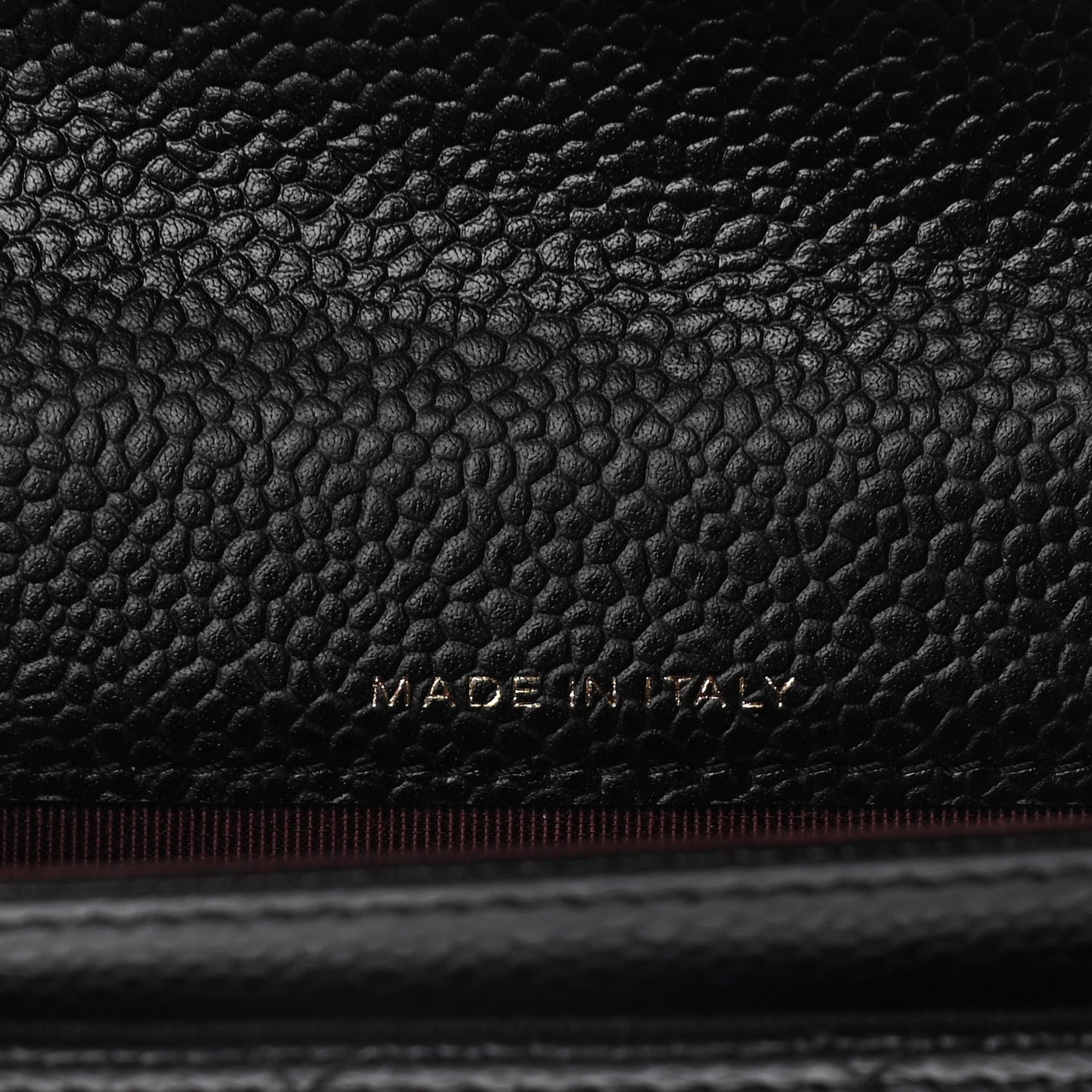 Caviar Quilted Flap Card Holder Black