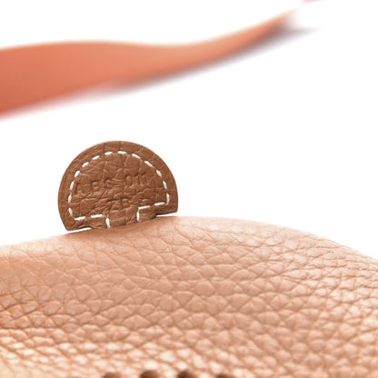 Hermes Taurillon Clemence Amazone Evelyne TPM Gold Cuivre 7 of 11