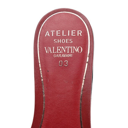 Valentino Garavani Nappa Atelier 03 Rose Edition Slide Sandals 38 Cerise 6 of 10