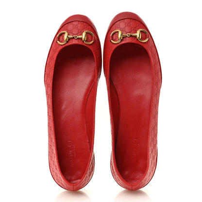 Gucci Microguccissima Flats 39 Hibiscus Red 2 of 10