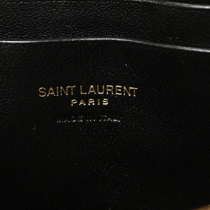 Saint Laurent Calfskin Matelasse Monogram Mini Lou Camera Bag Light Musk 7 of 10