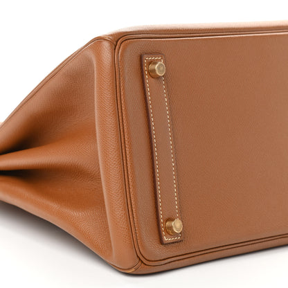 Hermes Courchevel HAC Birkin 32 Gold 8 of 11