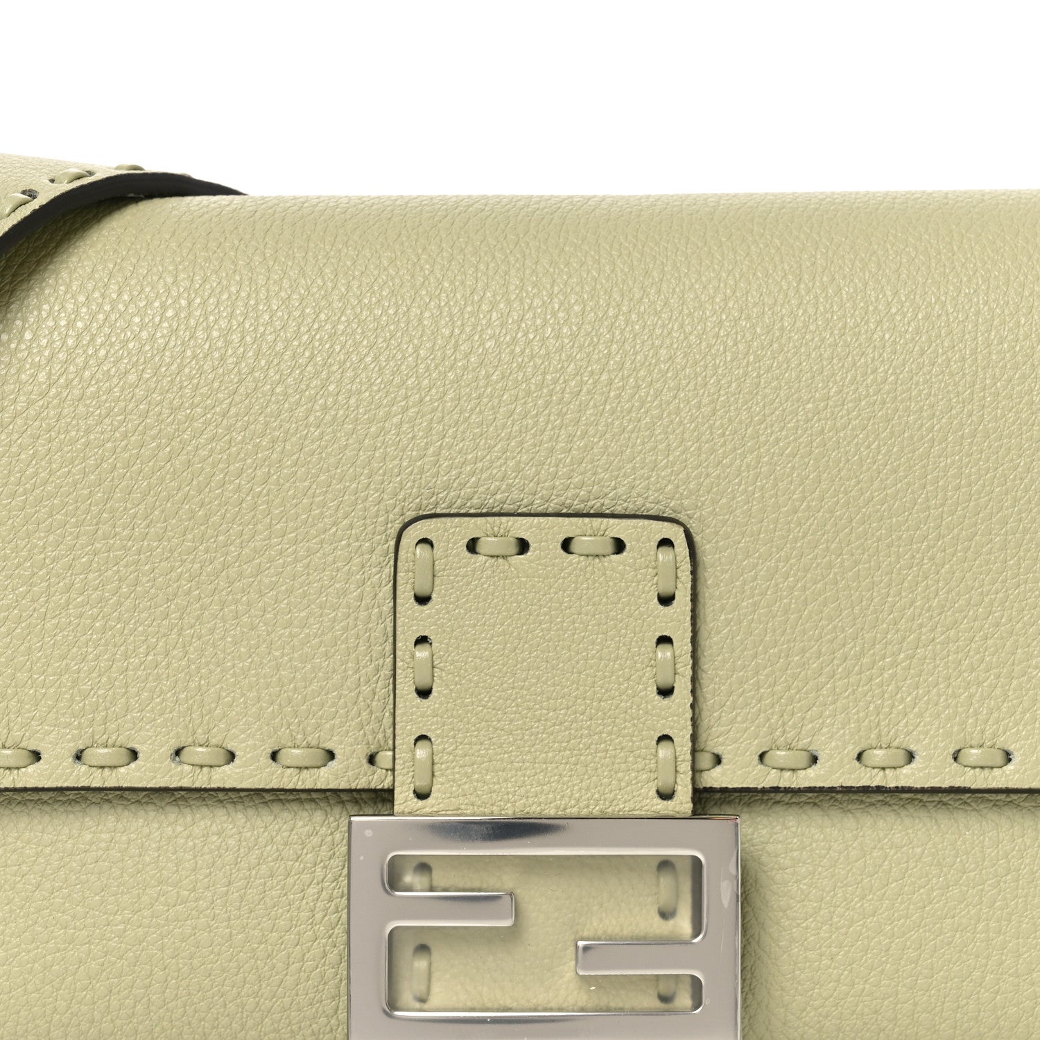 Fendi Cuoio Romano Selleria Baguette Sage 7 of 9