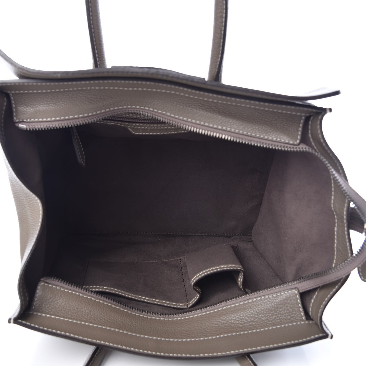 Pebbled Calfskin Mini Luggage Souris