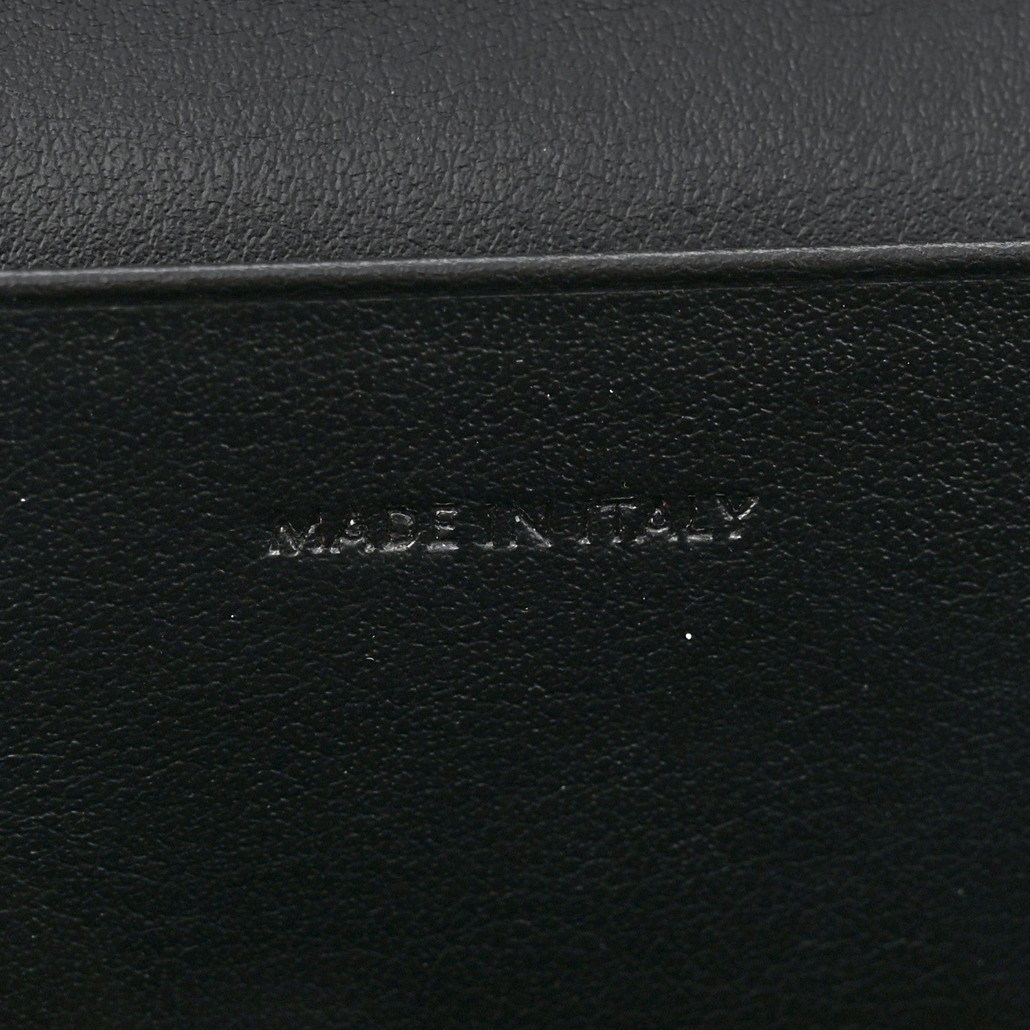 Celine Shiny Smooth Calfskin C Wallet On Chain Bag Black 7 of 10