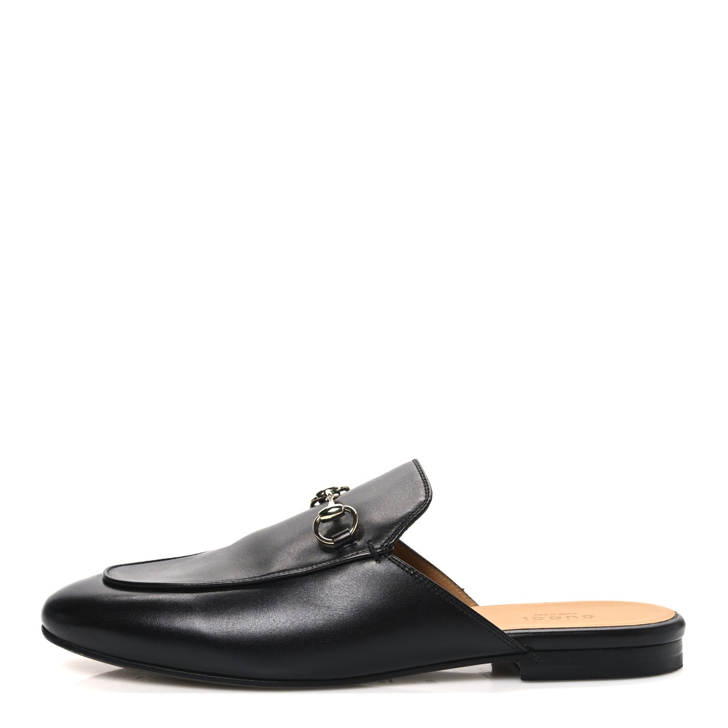 Calfskin Womens Princetown Slippers 40 Black